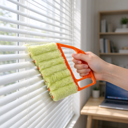 🪟 Blind Cleaner Set | Microfiber Dusting Tool | Multi-Slat Cleaning Brush