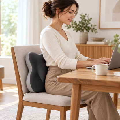 🪑 Lumbar Support | Memory Foam Back Cushion | Ergonomic Comfort Pillow