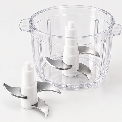 🧄 Food Chopper | Multi-Bowl Kitchen Tool | Electric Seasoning Prep Helper