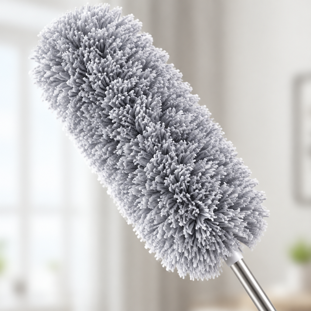 🪶 Extendable Duster | Microfiber Cleaning Tool | High-Reach Dust Cleaner
