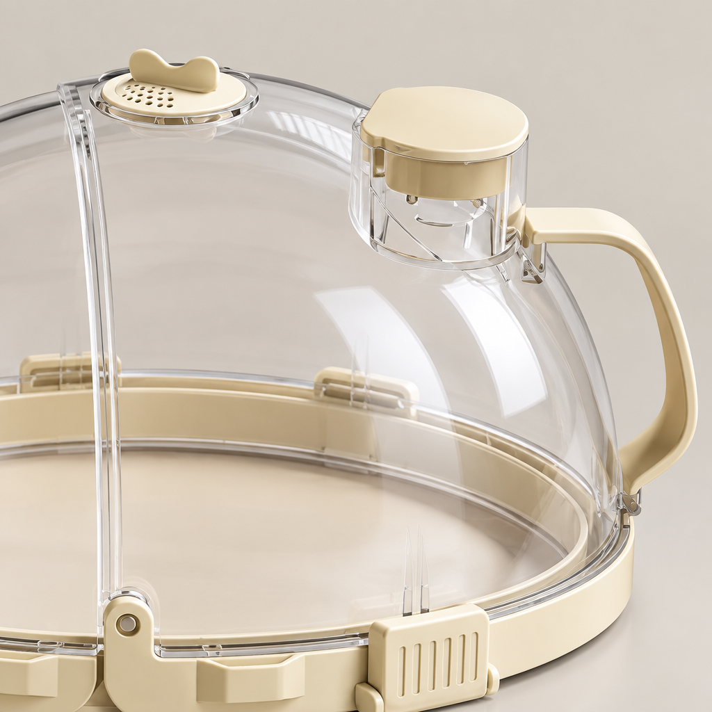 🍽️ Microwave Cover | Clear Food Guard | Splatter-Proof Heating Helper