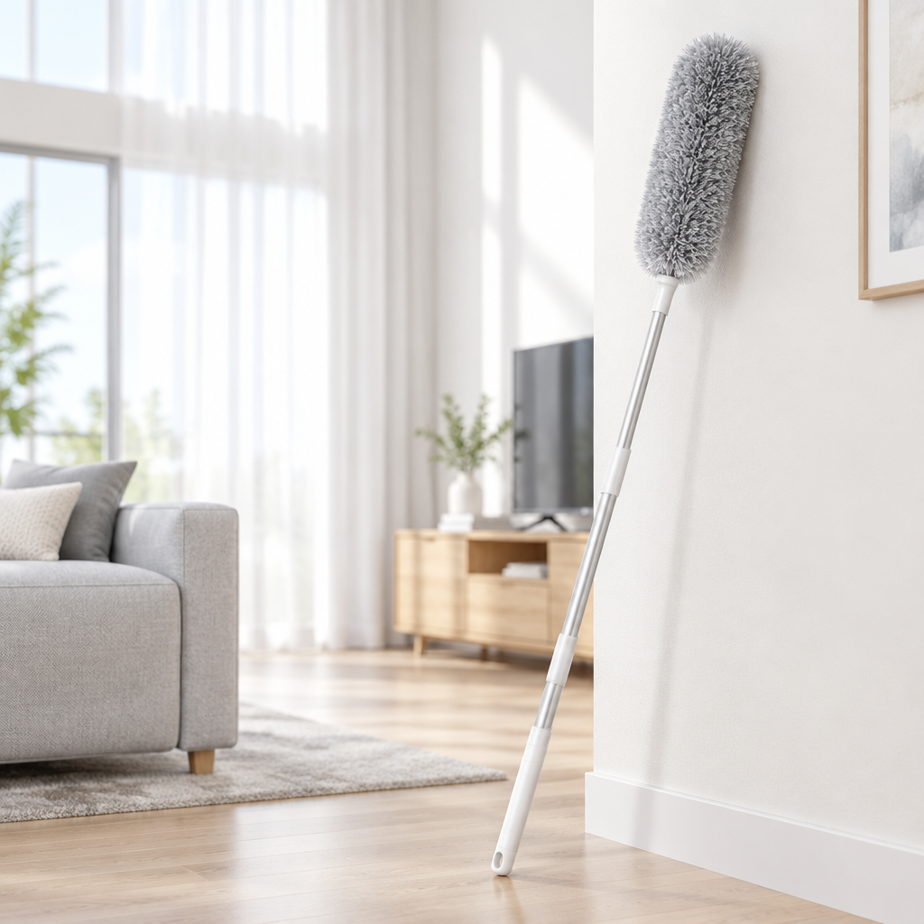 🪶 Extendable Duster | Microfiber Cleaning Tool | High-Reach Dust Cleaner