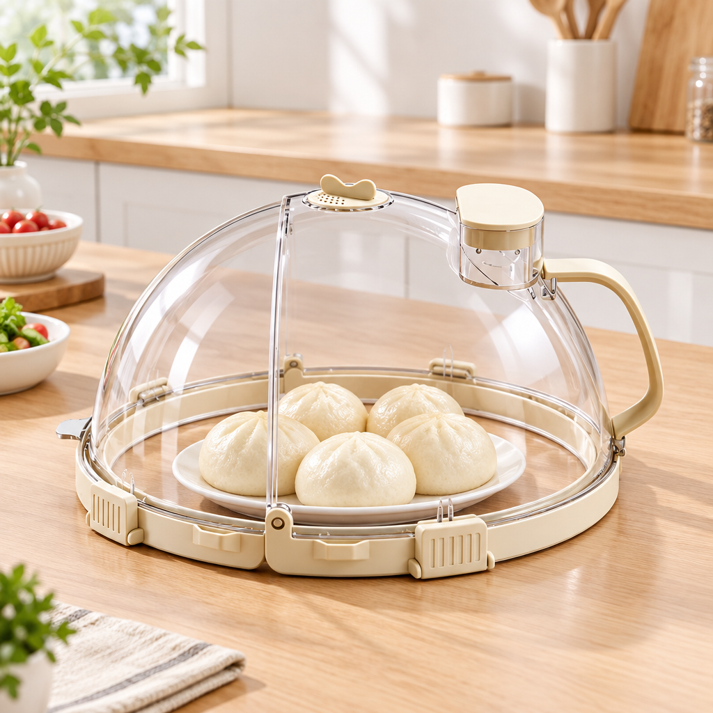 🍽️ Microwave Cover | Clear Food Guard | Splatter-Proof Heating Helper