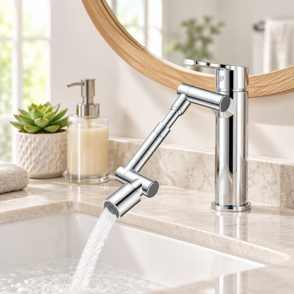 🚰 Faucet Extender | Metal Sink Attachment | Flexible Swivel Water Adapter