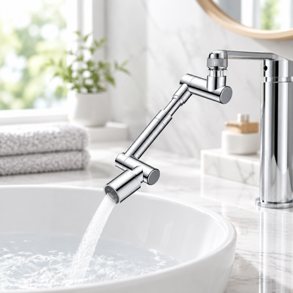 🚰 Faucet Extender | Metal Sink Attachment | Flexible Swivel Water Adapter