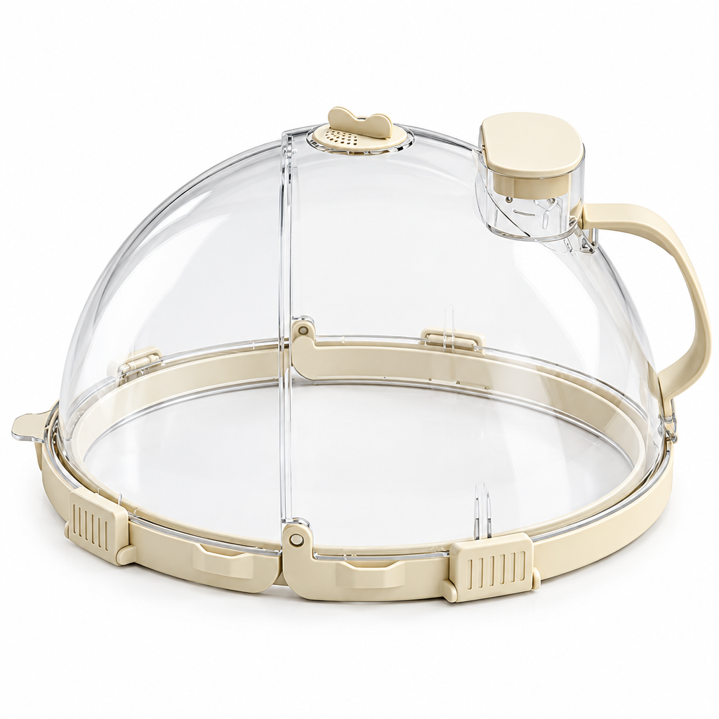 🍽️ Microwave Cover | Clear Food Guard | Splatter-Proof Heating Helper