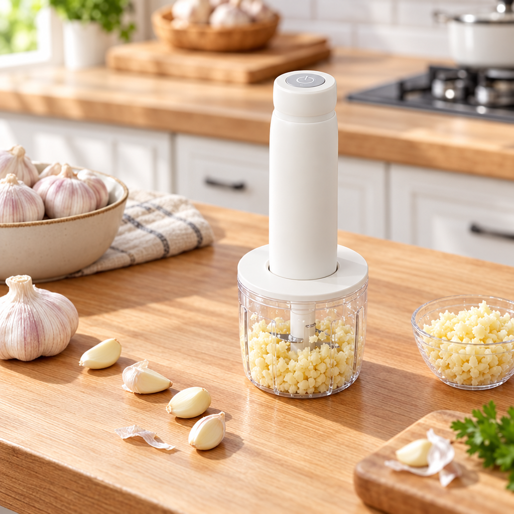 🧄 Food Chopper | Multi-Bowl Kitchen Tool | Electric Seasoning Prep Helper