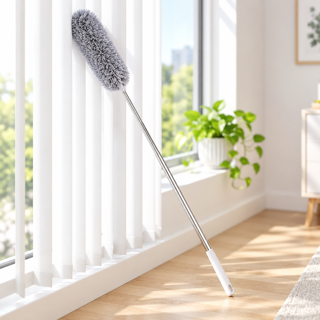 🪶 Extendable Duster | Microfiber Cleaning Tool | High-Reach Dust Cleaner