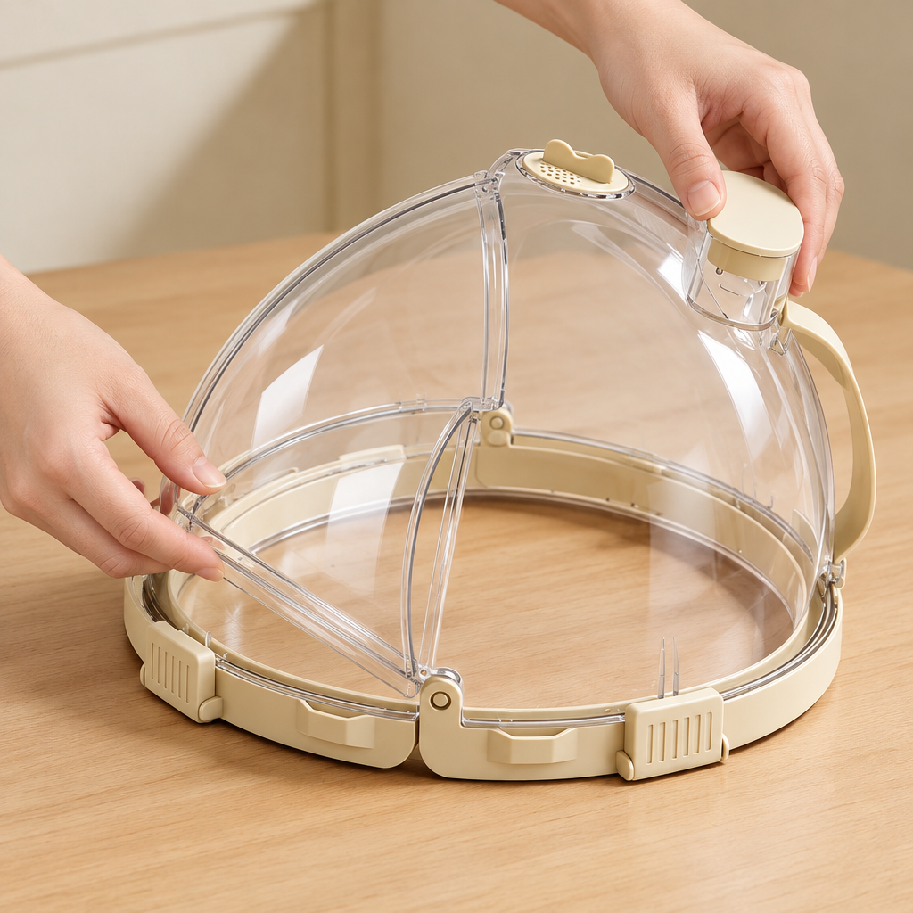 🍽️ Microwave Cover | Clear Food Guard | Splatter-Proof Heating Helper
