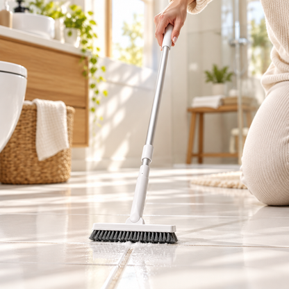 🧹 Deep Cleaning | Stainless Steel Floor Brush | Tight Gap Reach