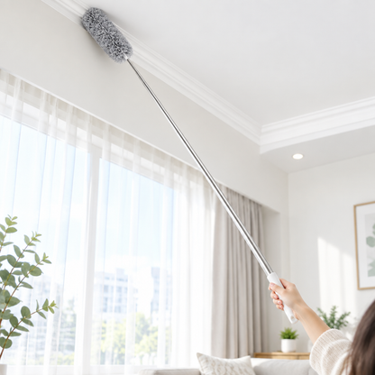 🪶 Extendable Duster | Microfiber Cleaning Tool | High-Reach Dust Cleaner