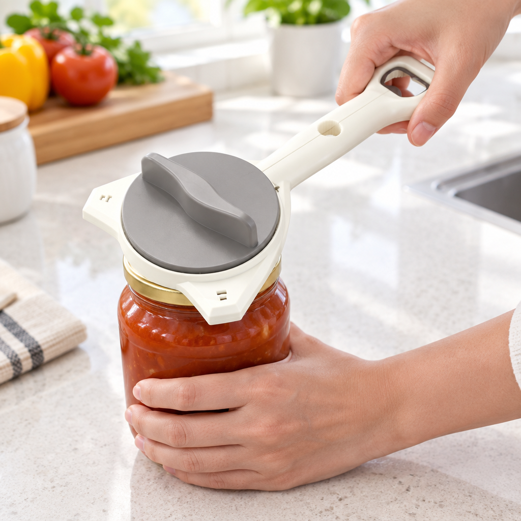 🥫 Jar Opener | ABS Kitchen Tool | Easy-Grip Multi-Function Helper