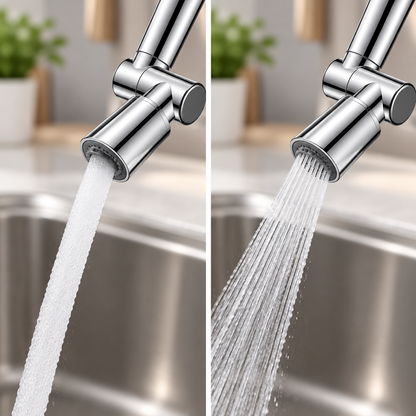 🚰 Faucet Extender | Metal Sink Attachment | Flexible Swivel Water Adapter