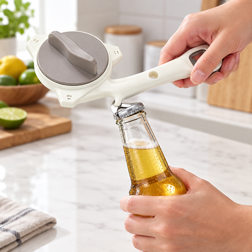 🥫 Jar Opener | ABS Kitchen Tool | Easy-Grip Multi-Function Helper